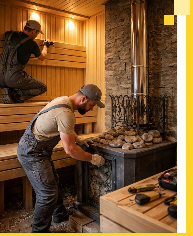 Комплексный дизайн бань, саун и зон отдыха в Зеленодольске