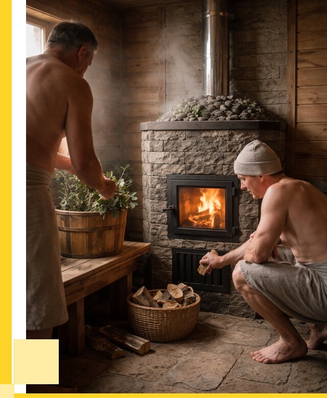 Банные печи под ключ в Зеленодольске от 46575 р. | ЭриданЗлн кирпичная