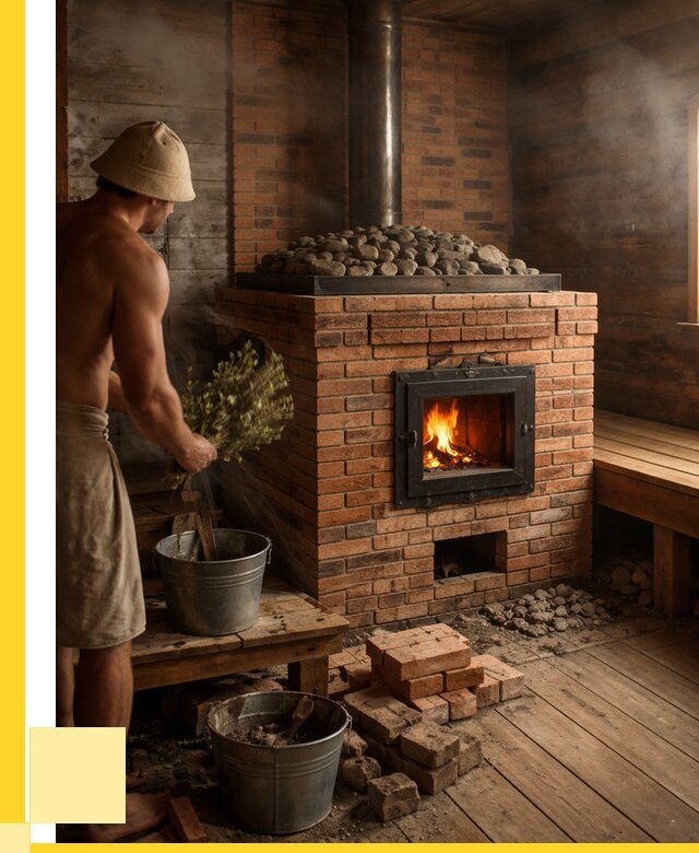 Кирпичные банные печи в Зеленодольске от 93150 р. | ЭриданЗлн