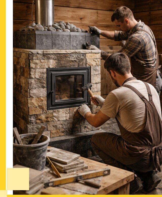 Облицовка банной печи в Зеленодольске от 15525 р. | ЭриданЗлн