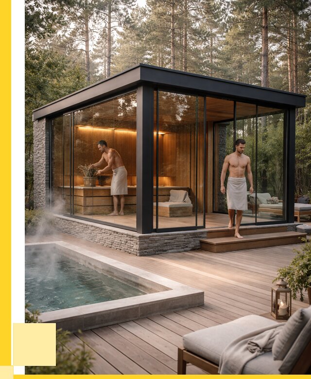 Стеклянные бани и двери в Зеленодольске от 465750 р. | ЭриданЗлн