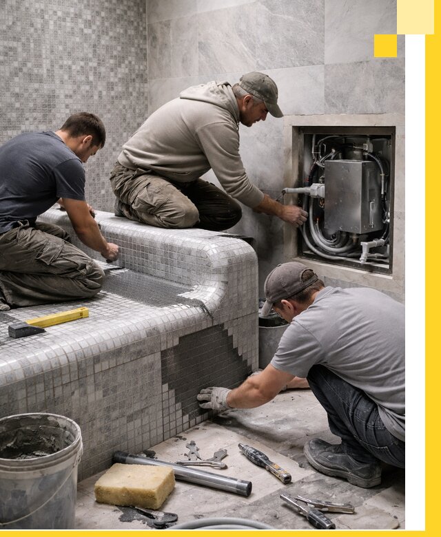 Проекты хамамов под ключ в Зеленодольске и дизайн и строительство