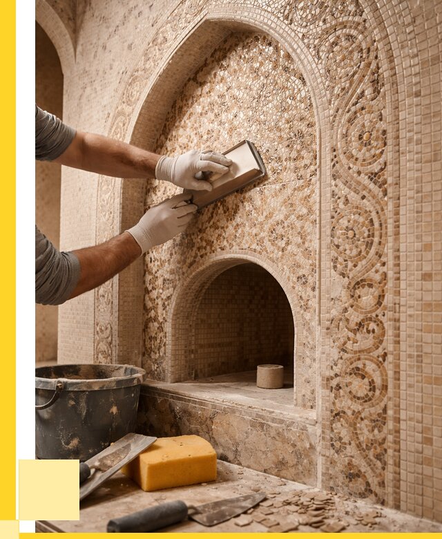 Мозаика для хамама в Зеленодольске под ключ от 5175 р. | ЭриданЗлн