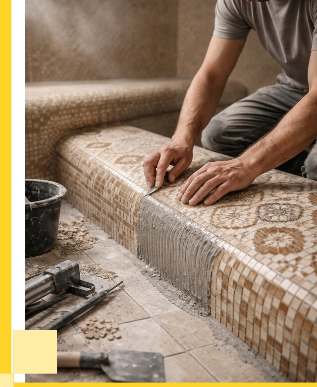 Плитка для хамама под ключ в Зеленодольске от 3623 р. | ЭриданЗлн